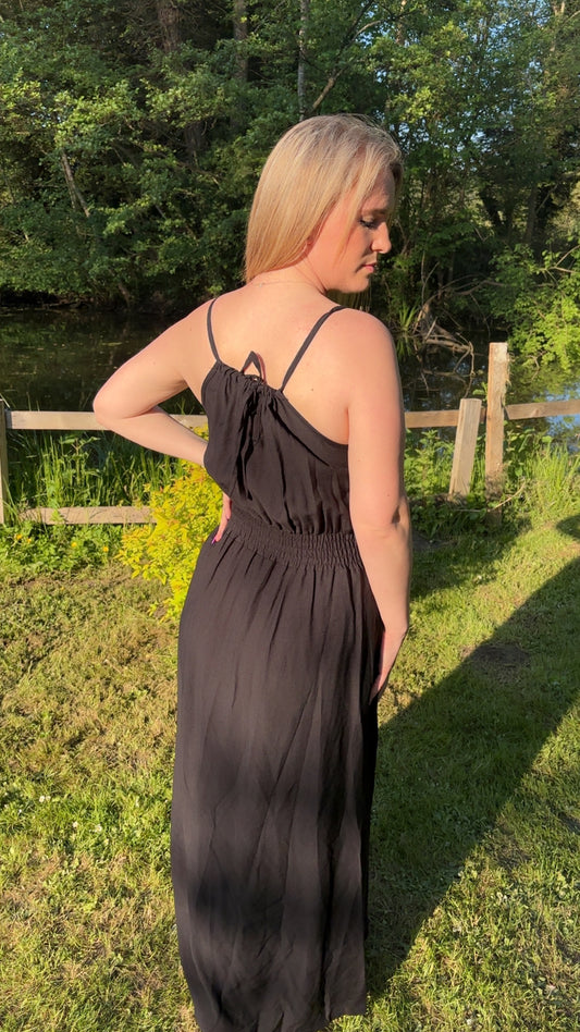Robe longue Juliette noir